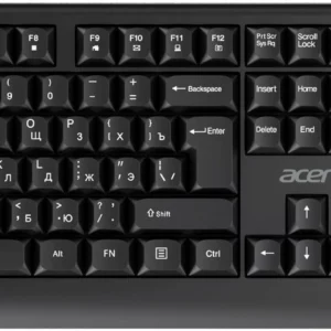 Клавиатура + мышь Acer OCC401 клав:черный мышь:черный USB беспроводная (ZL.ACCCC.016)