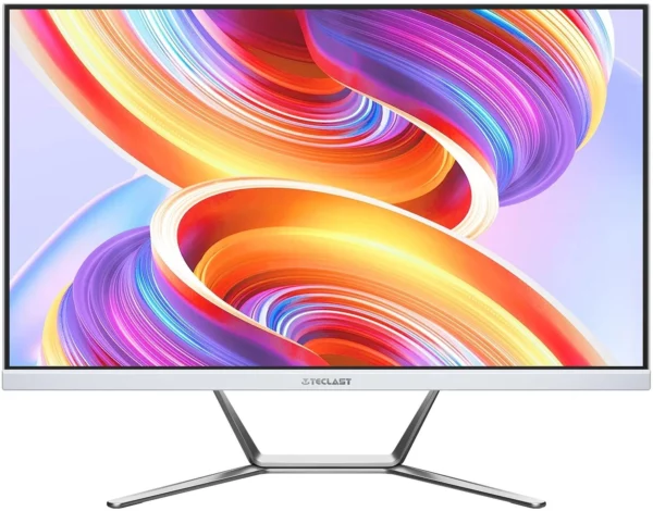 Моноблок Teclast K24 Air 23.8" Full HD i5 12600HX (2.5) 16Gb SSD512Gb UHDG Windows 11 Pro GbitEth WiFi BT 120W клавиатура мышь белый 1920x1080