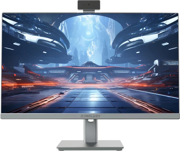 Моноблок Teclast V24 Air 23.8" Full HD i5 12600HX (2.5) 16Gb SSD1Tb UHDG Windows 11 Pro GbitEth WiFi BT 120W клавиатура мышь Cam серый 1920x1080