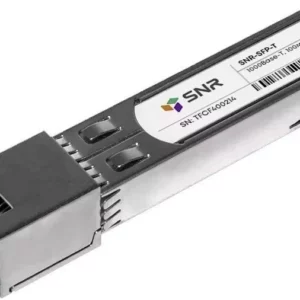 Модуль SFP SNR SNR-SFP-T Витая пара UTP, SFP 1000Base-T, разъем RJ-45, дальность до 100м.