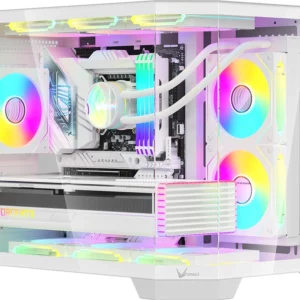 Корпус Formula Crystal Z6M Floe белый без БП mATX 4x120mm 2xUSB3.0 audio bott PSU