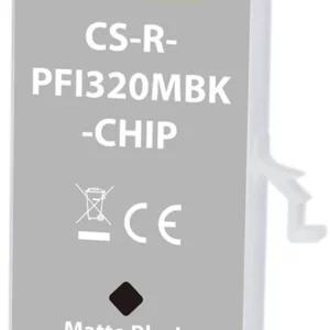 Картридж перезаправляемый струйный Cactus CS-R-PFI320MBK-CHIP PFI-320 черный матовый (260мл) для Canon imagePROGRAF TM-200/200MFP/205/300/300MFP/305/250/255/350/355 с чипом