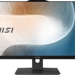 Моноблок MSI Modern AM242P 12M-1883XRU 23.8" Full HD i3 1215U (1.2) 16Gb SSD500Gb UHDG без ОС GbitEth WiFi BT 120W клавиатура мышь Cam черный 1920x1080