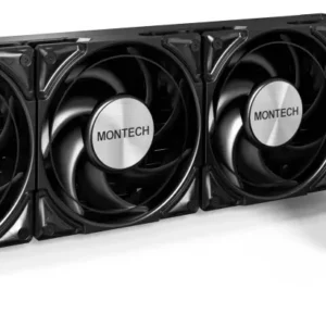 Система водяного охлаждения Montech HyperFlow Silent 360 Soc-AM5/AM4/1200/1700/1851 черный 4-pin 24.8dB Al 360W Ret (HS360BK)