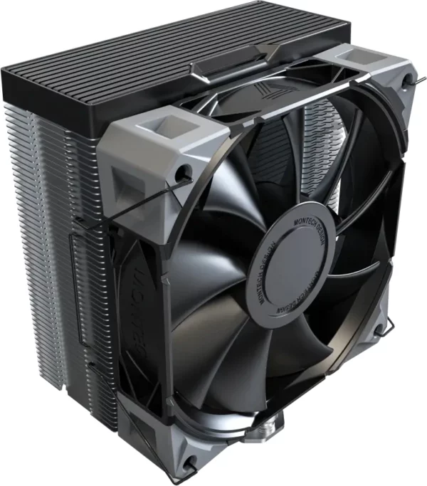 Устройство охлаждения(кулер) Montech NX400 Soc-AM5/AM4/1200/1700/1851 черный 4-pin 34.17dB Al+Cu 220W Ret (NX400BK)