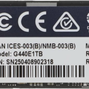 Накопитель SSD Gigabyte PCIe 4.0 x4 1000GB G440E1TB 4000E M.2 2280