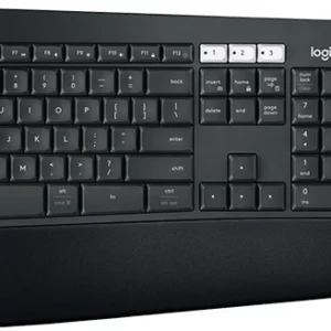 Клавиатура + мышь Logitech MK850 клав:черный мышь:черный USB беспроводная slim Multimedia (920-008486)