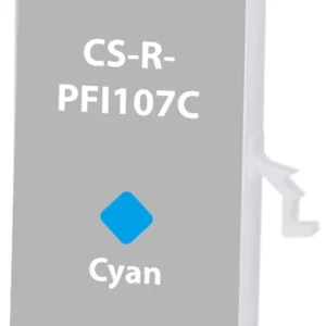 Картридж перезаправляемый струйный Cactus CS-R-PFI107C голубой для Canon imageProGRAF iPF670/680/685/770/780/785 без чипа