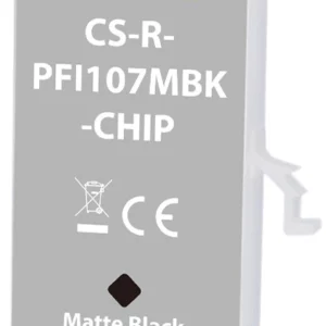 Картридж перезаправляемый струйный Cactus CS-R-PFI107MBK-CHIP черный матовый (260мл) для Canon imageProGRAF iPF670/680/685/770/780/785 с чипом