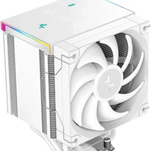 Устройство охлаждения(кулер) Deepcool AK500 Digital Pro ARGB Soc-AM5/AM4/1200/1700/1851 белый 4-pin 25dB Al+Cu LCD 240W 1346gr Ret (R-AK500-WHAPMN-G)