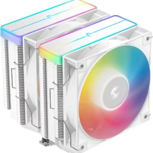 Устройство охлаждения(кулер) Deepcool AG620 Wh V2 ARGB Soc-AM5/AM4/1200/1700/1851 белый 4-pin 15-29dB Al+Cu 260W 1330gr Ret (R-AG620-WHAMMN-GJD)