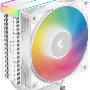 Устройство охлаждения(кулер) Deepcool AG400 Wh V2 ARGB Soc-AM5/AM4/1200/1700/1851 белый 4-pin 31.6dB Al+Cu 220W 643gr Ret (R-AG400-WHAMMN-GJD)