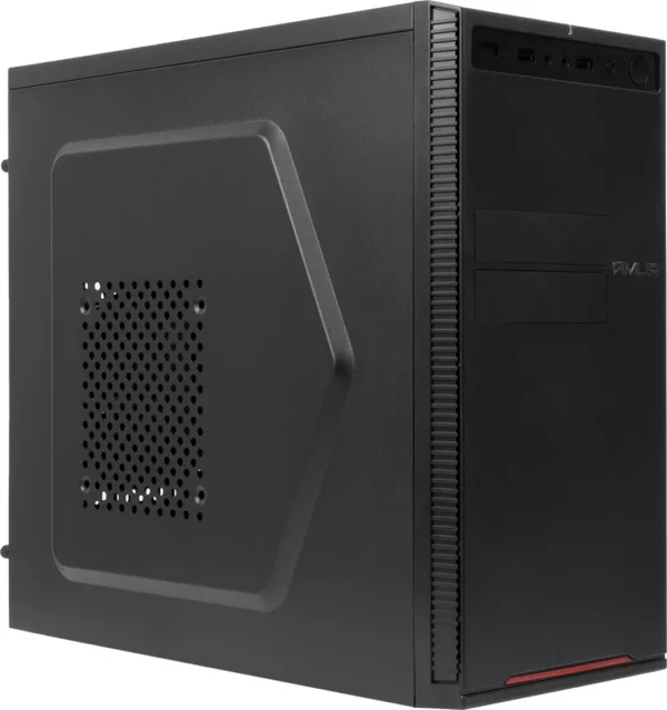 ПК Amur Нарвал A5А12 MT Ryzen 3 PRO 4350G (3.8) 8Gb SSD256Gb RGr FreeDOS GbitEth 600W мышь клавиатура черный (2105149)