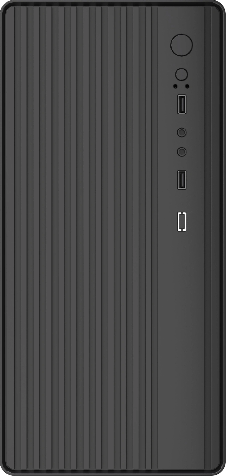 Корпус Accord ACC-M258-01B черный без БП ATX 4x120mm 2xUSB2.0 audio