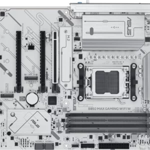 Материнская плата Asus B850 MAX GAMING WIFI W SocketAM5 AMD B850 4xDDR5 ATX AC`97 8ch(7.1) 2.5Gg RAID+HDMI+DP