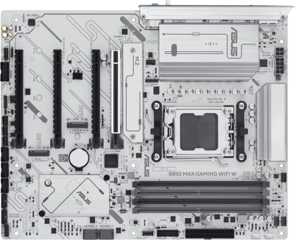 Материнская плата Asus B850 MAX GAMING WIFI W SocketAM5 AMD B850 4xDDR5 ATX AC`97 8ch(7.1) 2.5Gg RAID+HDMI+DP