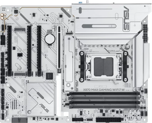 Материнская плата Asus X870 MAX GAMING WIFI7 W SocketAM5 AMD X870 4xDDR5 ATX AC`97 8ch(7.1) 2.5Gg RAID+HDMI