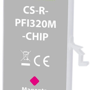 Картридж перезаправляемый струйный Cactus CS-R-PFI320M-CHIP PFI-320M пурпурный (260мл) для Canon imagePrograf TM-200/200MFP/205/300/300MFP/305/250/255/350/355 с чипом