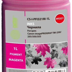 Чернила Cactus CS-I-PFI321M-1L PFI-321/1211000мл для Canon imagePROGRAF TM-200/TM-205/TM-300/TM-30