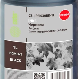 Чернила Cactus CS-I-PFI030BK-1L PFI-030 черный1000мл для Canon imagePROGRAF TA-20/30