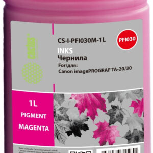 Чернила Cactus CS-I-PFI030M-1L PFI-030 пурпурный1000мл для Canon imagePROGRAF TA-20/30