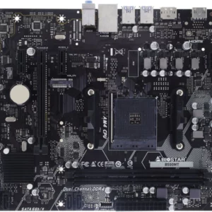 Материнская плата Biostar B550MT Soc-AM4 AMD B550 2xDDR4 mATX AC`97 8ch(7.1) GbLAN RAID+HDMI+DP