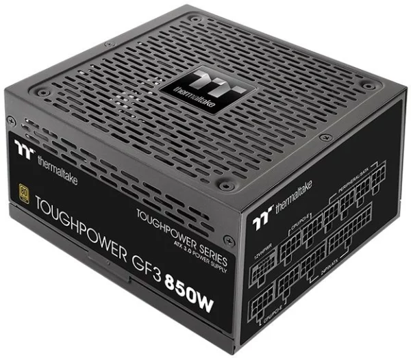 Блок питания Thermaltake ATX 850W Toughpower GF3 Gen.5 80+ gold 24pin APFC 140mm fan color LED 12xSATA Cab Manag RTL