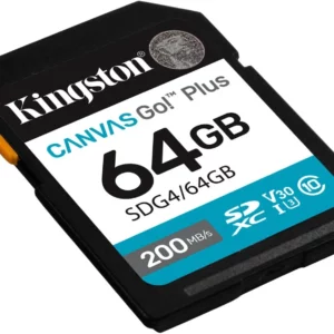 Флеш карта SDXC 64GB Kingston SDG4/64GB Canvas Go! Plus w/o adapter