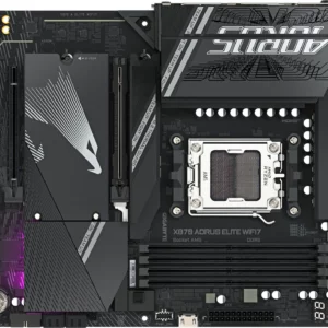 Материнская плата Gigabyte X870M A ELITE WF7 SocketAM5 AMD X870 4xDDR5 mATX AC`97 8ch(7.1) 2.5Gg RAID+HDMI