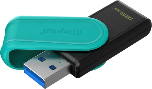 Флеш Диск Kingston 128GB DataTraveler Exodia S DTXS/128GB USB3.2 бирюзовый/черный