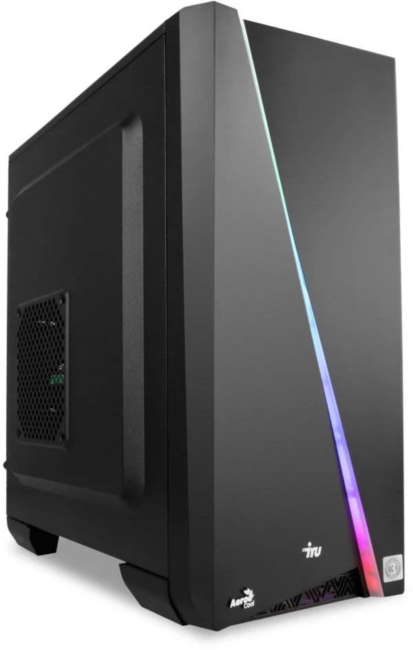 ПК IRU Tactio 320A5GE MT Ryzen 5 5600 (3.5) 16Gb SSD512Gb RTX3050 6Gb FreeDOS GbitEth 500W черный (RUS) (2112332)