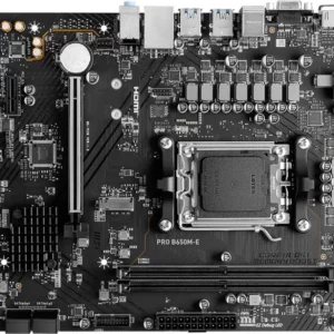 Материнская плата MSI PRO B650M-E SocketAM5 AMD B650 2xDDR5 mATX AC`97 8ch(7.1) GbLAN RAID+VGA+HDMI
