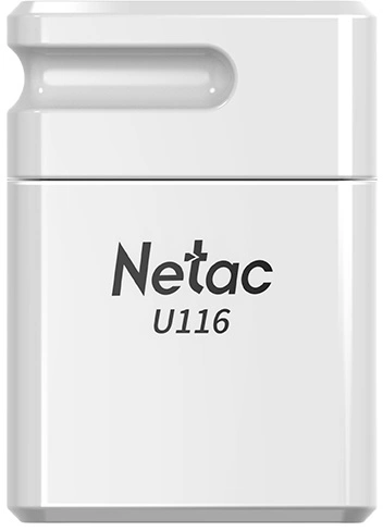 Флеш Диск Netac 32GB U116 NT03U116N-032G-32WH USB3.2 белый