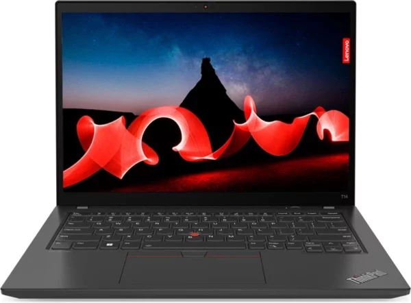 Ноутбук Lenovo ThinkPad T14 G4 Core i7 1355U 16Gb SSD512Gb Intel UHD Graphics 14" IPS WUXGA (1920x1200) без ОС black WiFi BT Cam (21HESGC300)