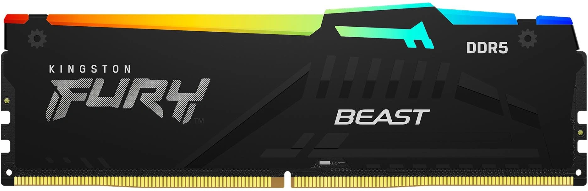Память DDR5 32GB 5200MHz Kingston KF552C40BB2A-32 Fury Beast Black RGB RTL PC5-41600 CL40 DIMM ECC 288-pin 1.25В dual rank Ret