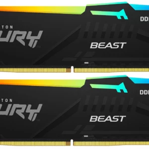 Память DDR5 2x32GB 5200MHz Kingston KF552C40BB2AK2-64 Fury Beast Black RTL PC5-41600 CL40 DIMM ECC 288-pin 1.25В dual rank Ret