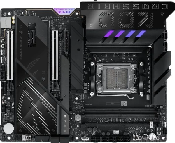 Материнская плата Asus ROG CROSSHAIR X870E APEX SocketAM5 AMD X870E 2xDDR5 ATX AC`97 8ch(7.1) 5Gigabit RAID