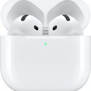 Гарнитура вкладыши Apple AirPods 4 ANC A3055,A3056,A3059 белый беспроводные bluetooth в ушной раковине (MXP93ZM/A)