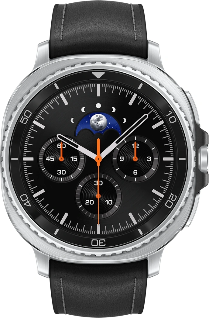 Смарт-часы Samsung Galaxy Watch 8 Classic LTE 46мм 1.34" Super AMOLED корп.серебристый рем.черный (SM-L505FZKACAU)