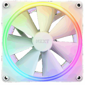 Кулер для корпуса ПК / NZXT F140 RGB Duo RF-D14SF-W1 / Кулер для корпуса ПК/ Case Cooler NZXT F140 RGB Duo (140x140x25mm, 4-pin PWM, RGB, 84.75CFM, 36dBA, 1800RPM, White)