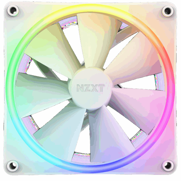 Кулер для корпуса ПК / NZXT F140 RGB Duo RF-D14SF-W1 / Кулер для корпуса ПК/ Case Cooler NZXT F140 RGB Duo (140x140x25mm, 4-pin PWM, RGB, 84.75CFM, 36dBA, 1800RPM, White)