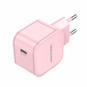 Сетевое зарядное устройство Vention на 1 порт USB С 20W Розовый, шт. / Vention FEJP0-EU / Сетевое зарядное устройство Vention на 1 порт USB С 20W Розовый, шт.