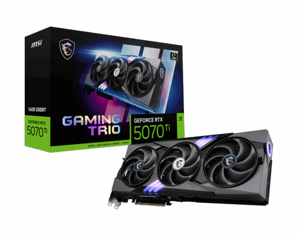 Видеокарта / MSI GeForce RTX 5070 Ti 16G GAMING TRIO / Видеокарта/ GeForce RTX 5070 Ti 16G GAMING TRIO