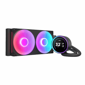 Система жидкостного охлаждения для ПК / NZXT Kraken Elite 280 RGB RL-KR28E-B2 / Система жидкостного охлаждения для ПК/ Water Cooling System NZXT Kraken Elite 280 RGB (250W, 280mm, LED temp., Black/ Fans 2x140mm, 98.61CFM, 34.5dBA, 2000RPM/ Pump height 65mm, 2800RPM, Rad thickness 27mm/ S 1851, 1700, 1200, 115X, AM5, AM4)