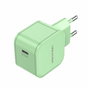 Сетевое зарядное устройство Vention на 1 порт USB С 20W Зелёный, шт. / Vention FEJG0-EU / Сетевое зарядное устройство Vention на 1 порт USB С 20W Зелёный, шт.