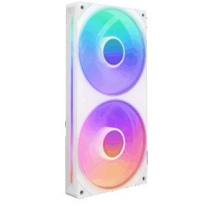 Кулер для корпуса ПК / NZXT F240 RGB Core RF-U24HF-W1 / Кулер для корпуса ПК/ Case Cooler NZXT F240 RGB Core (120x120x25mm, 4-pin PWM, RGB, 75.12CFM, 30dBA, 2400RPM, White, Single-Frame RGB Fan Unit)