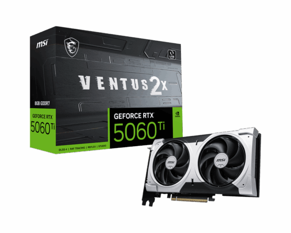 Видеокарта / MSI GeForce RTX 5060 Ti 8G VENTUS 2X PLUS / Видеокарта/ GeForce RTX 5060 Ti 8G VENTUS 2X PLUS