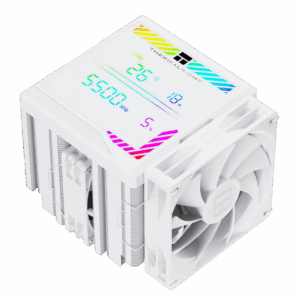 Кулер для процессора / Thermalright PA140-DG-WH / Кулер для процессора/ CPU Cooler Thermalright Peerless Assassin 140 Digital White (4-pin PWM, 165mm, Ni/Cu, 6x6mm, 1x120mm + 1x140mm, 82.CFM, 29.6dBA, 1850RPM, S 1200, 1700, 1851, 115X, 2011, 2066, AM4, AM5, white)