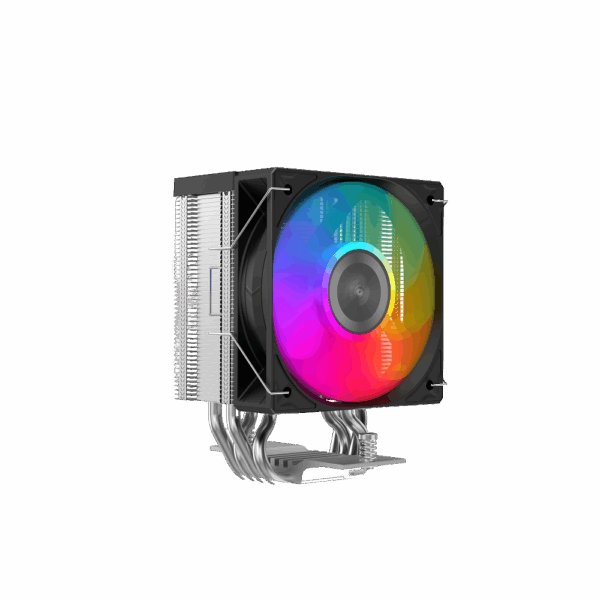 Кулер для процессора / SAMA X40L / Кулер для процессора/ CPU Cooler SAMA X40L (200W, 4-pin PWM, 133.5mm, 4x6mm, ARGB, 1x100mm, 50.1CFM, 35.2dBA, 2600RPM, S 1851/1700/1200/115X, AM5/AM4, silver)