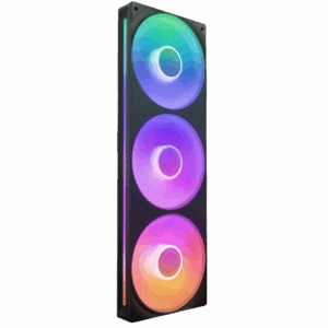 Кулер для корпуса ПК / NZXT F360 RGB Core RF-U36HF-B1 / Кулер для корпуса ПК/ Case Cooler NZXT F360 RGB Core (120x120x25mm, 4-pin PWM, RGB, 75.12CFM, 30dBA, 2400RPM, Black, Single-Frame RGB Fan Unit)